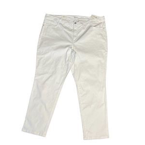 NWT Style & Co Plus High Slim Leg Jeans White